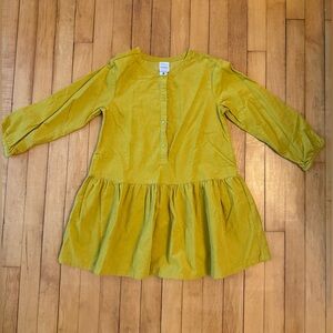 Hanna Andersson long sleeved corduroy dress 6/7